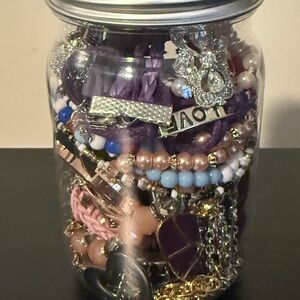 Small Semi Mystery Jar of Jewelry